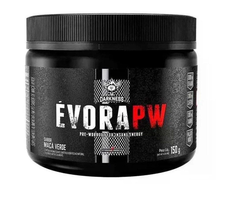 Pré-treino Integralmédica Evora Darkness Maçã Verde 150g