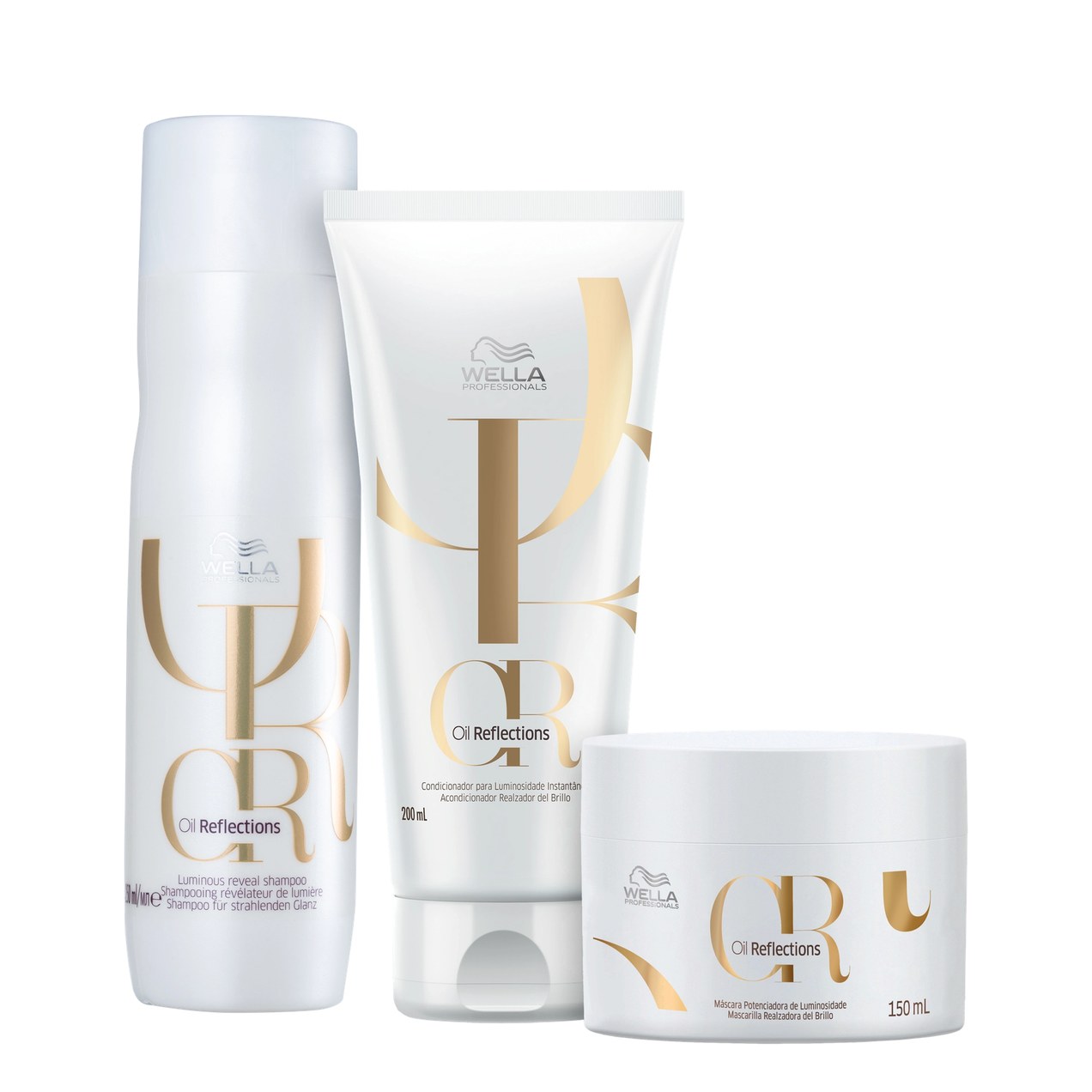 Kit Wella Professionals Oil Reflections Tratamento (3 Produtos)