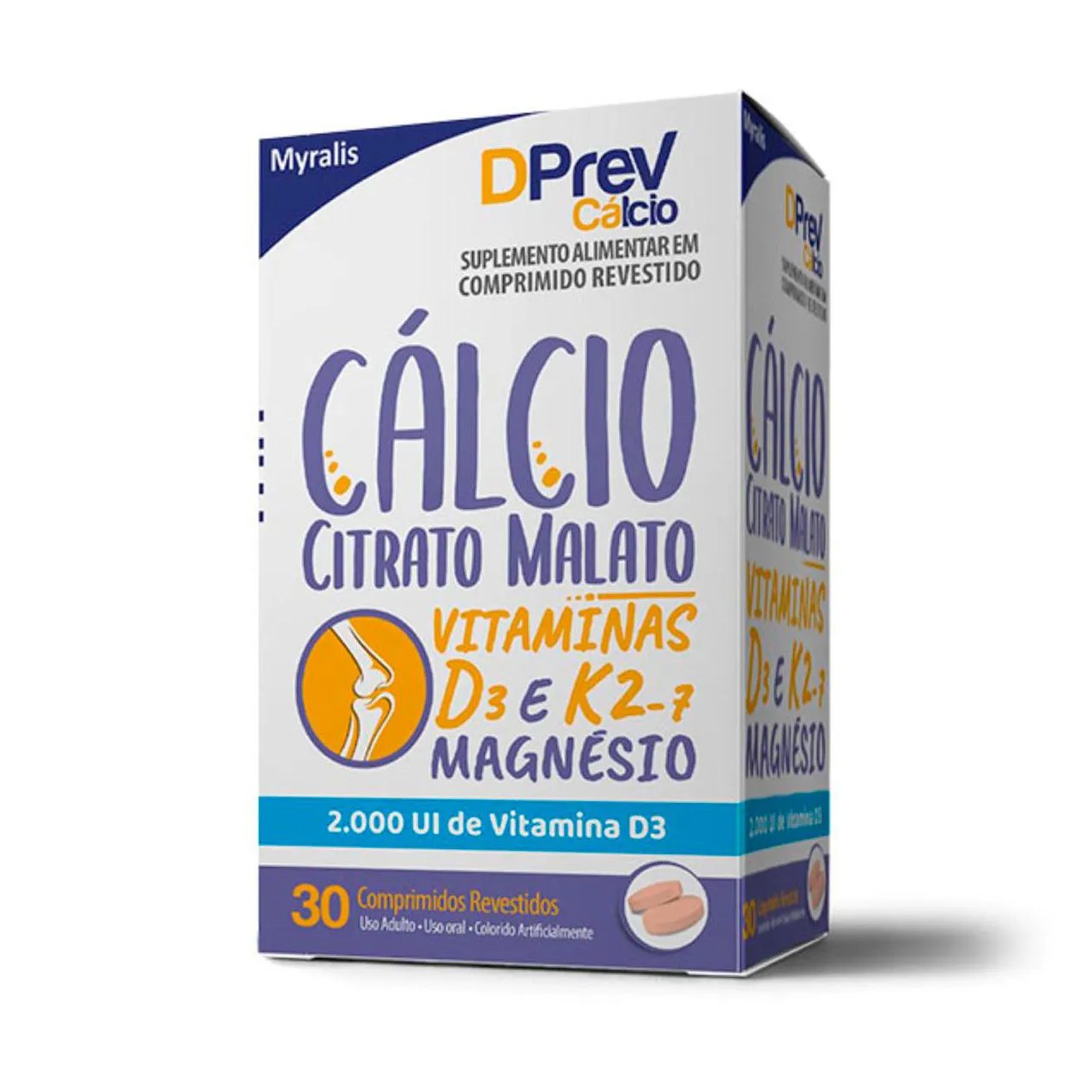 Cálcio Dprev MDK 2000UI 30 comprimidos