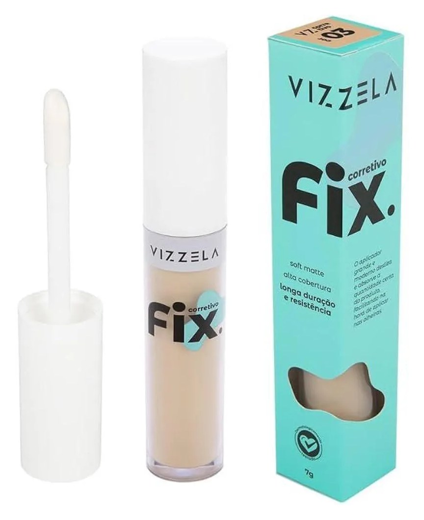 Corretivo Liquido Fix Cor 03 Vizzela 7g