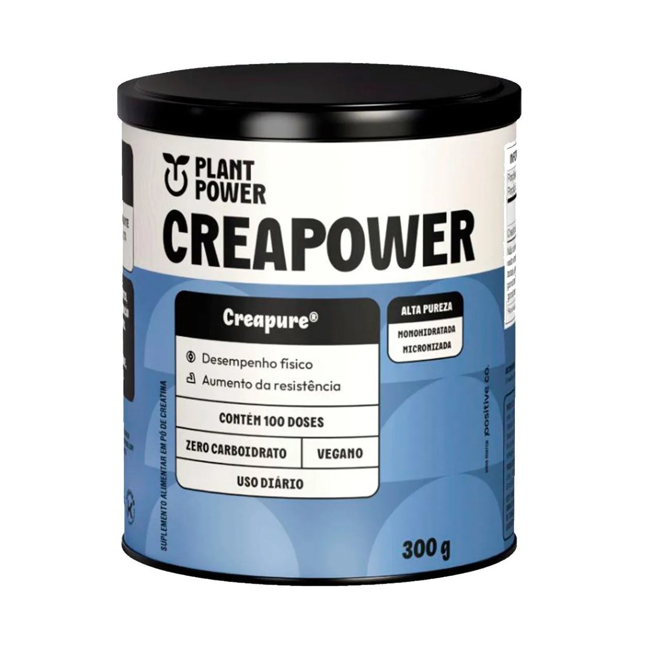 Creatina em Pó Vegana Creapower Plant Power 300g