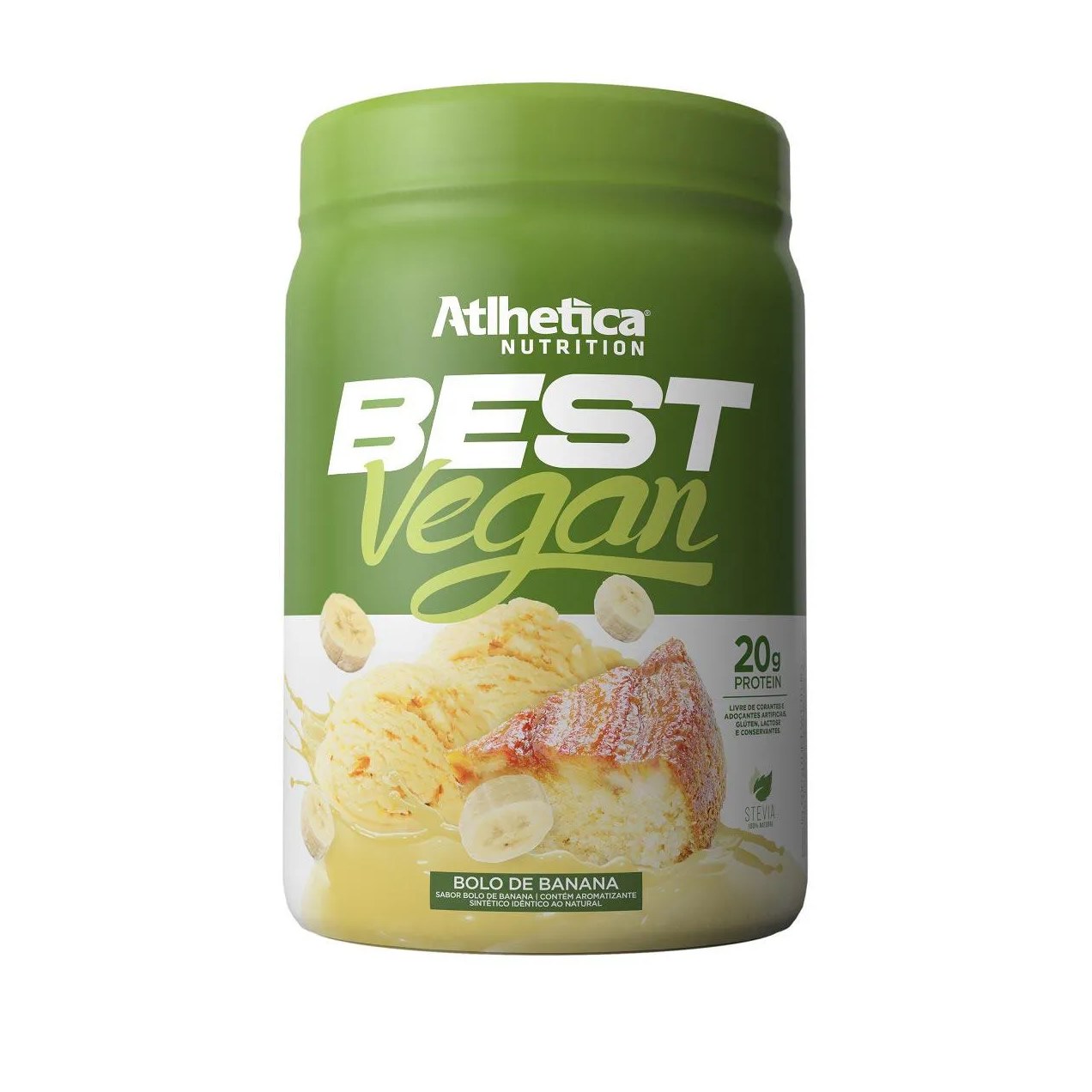 Whey Protein Best Vegan Atlhetica Nutrition Bolo de Banana 500g