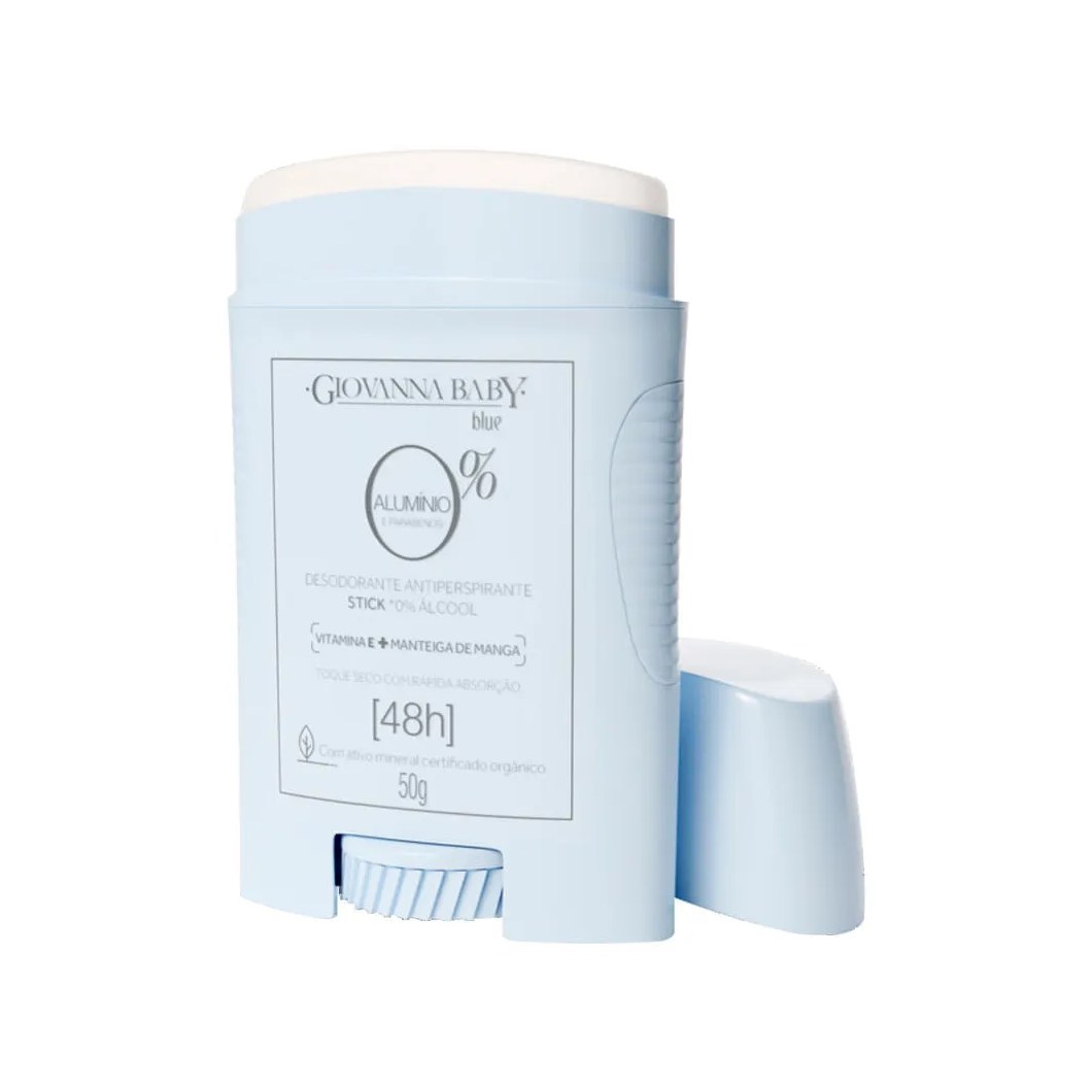 Desodorante Giovanna Baby Blue Stick Sem Aluminio 50gr