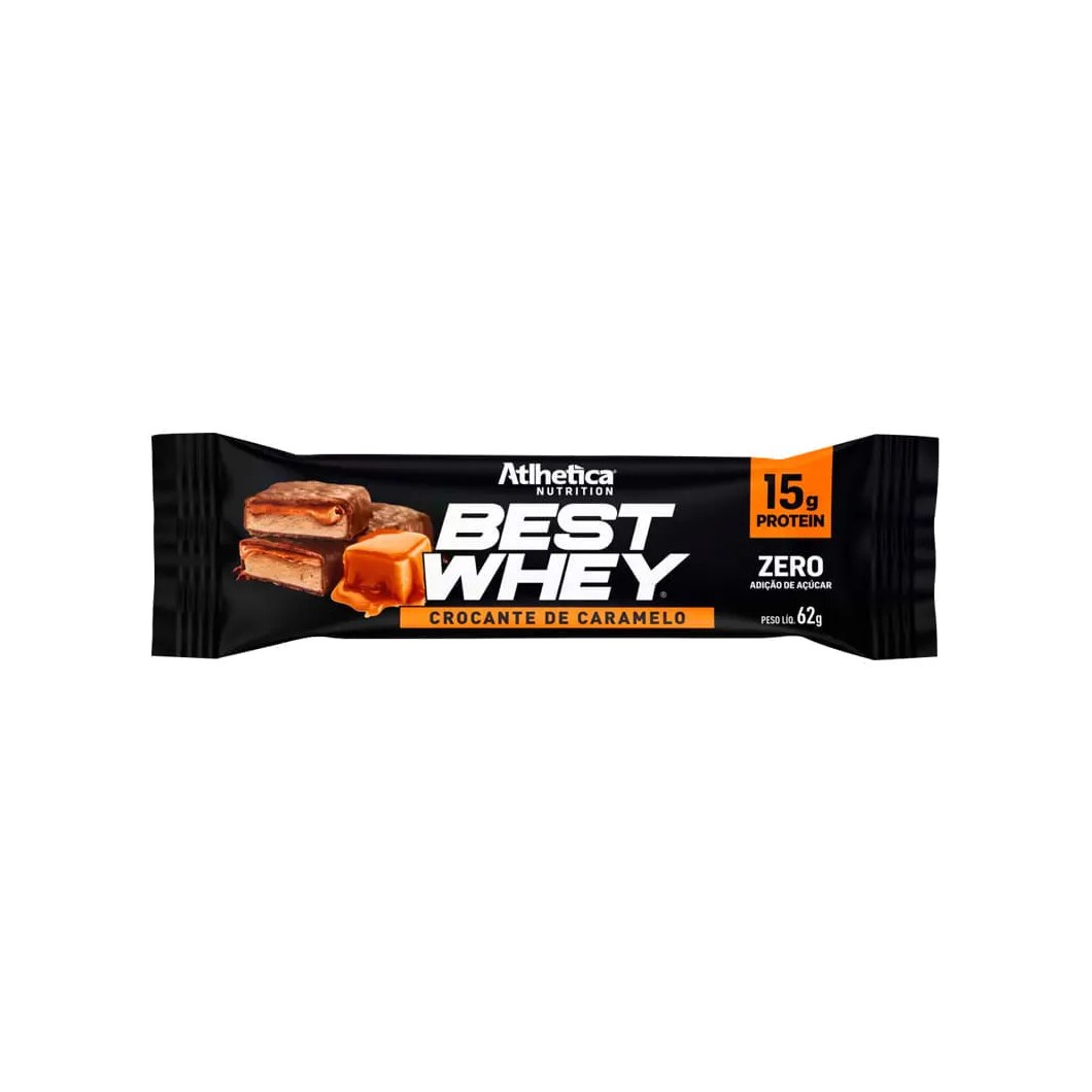 Barra De Proteina Best Whey Crocante De Caramelo 62g