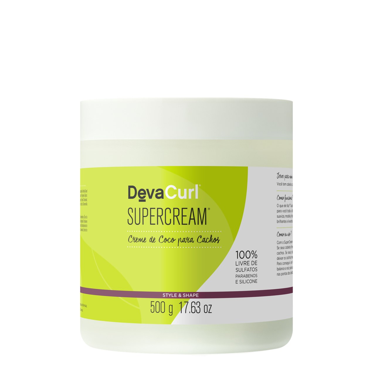 Deva Curl Supercream – Ativador de Cachos 500g