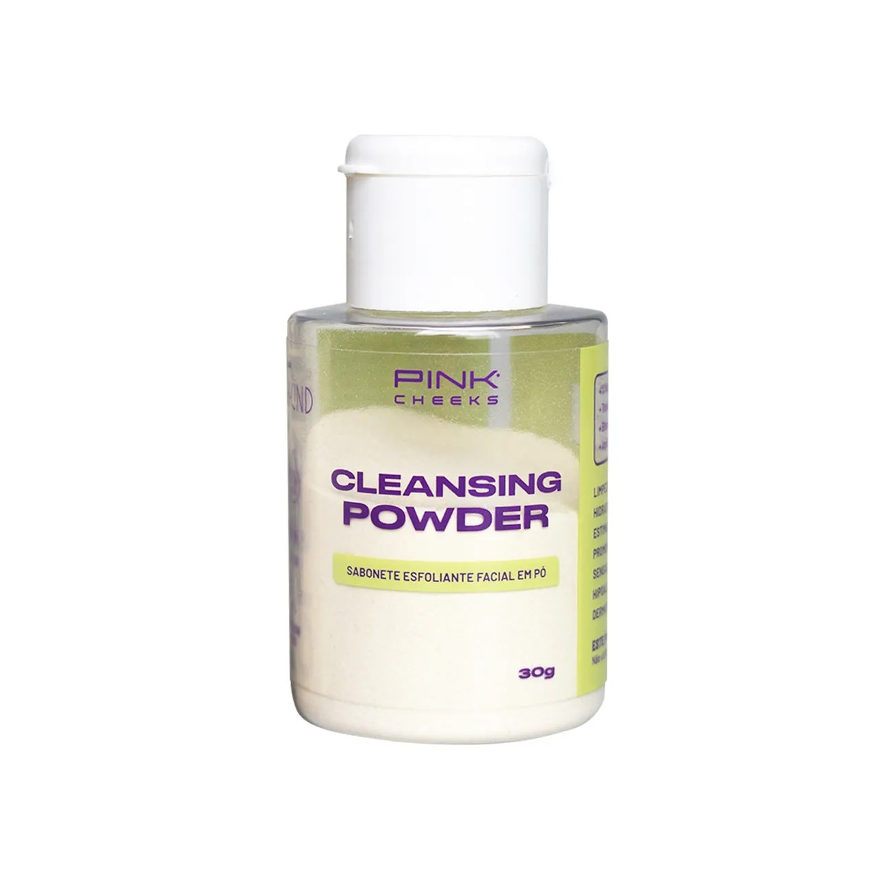 Sabonete Esfoliante Facial em Pó Cleansing Powder Pink Cheeks 30g
