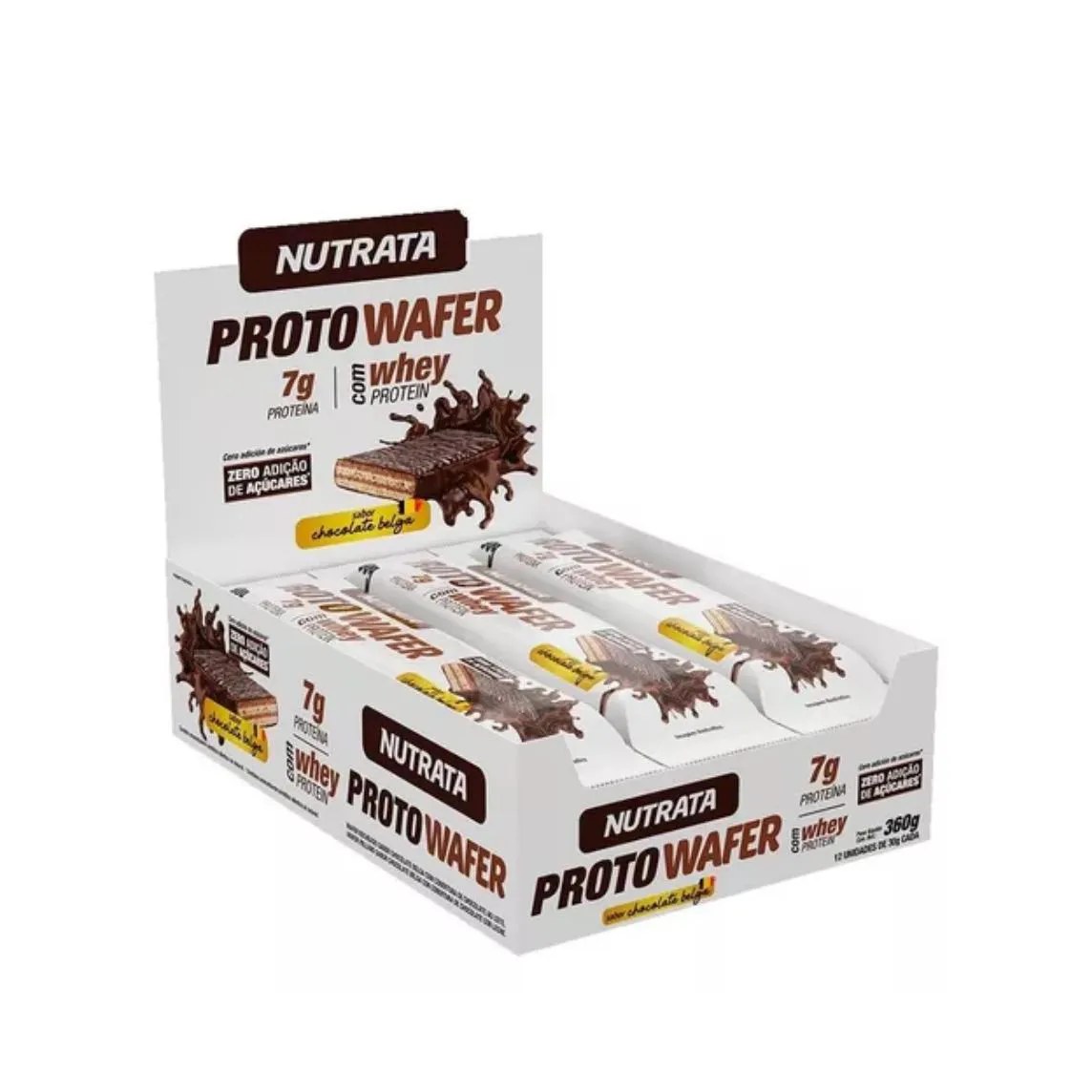 PROTO WAFER DISPLAY C/ 12 UND – NUTRATA 12 Unidades Doce DE Leite