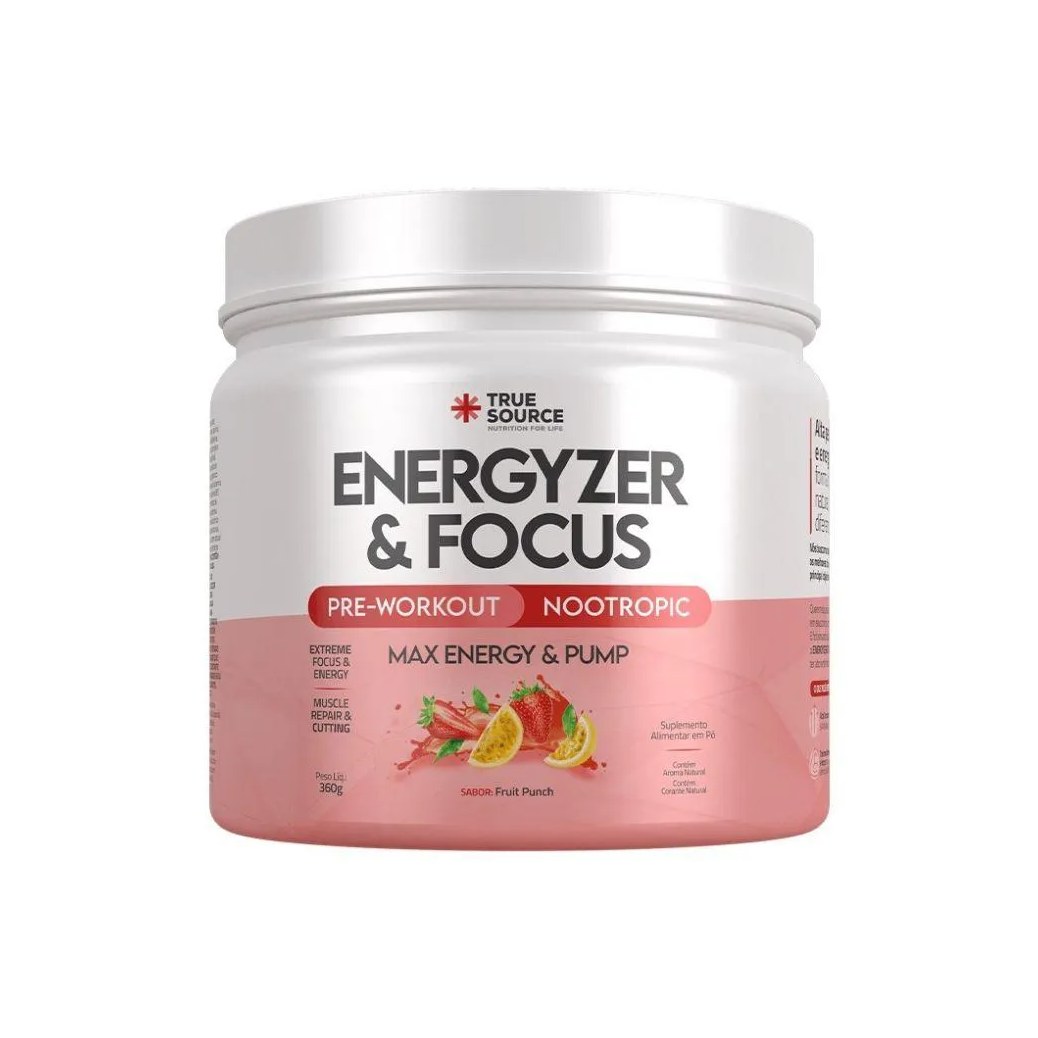 Energyzer E Focus (360g) – Sabor: Fruit Punch