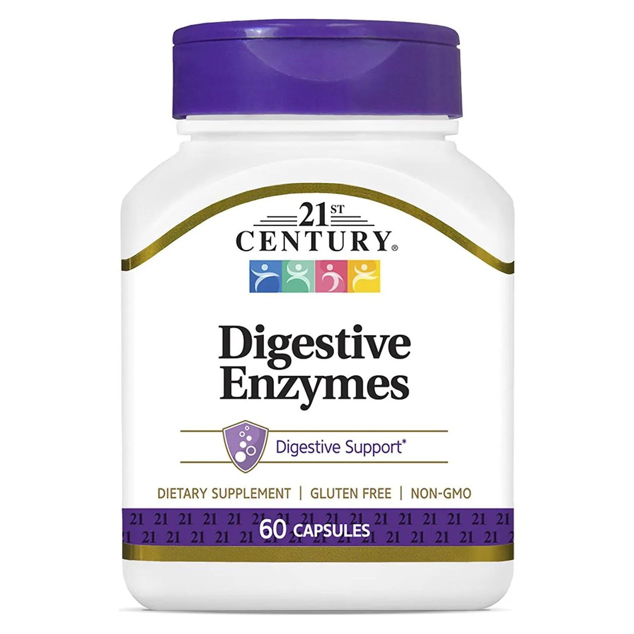 Enzimas Digestivas 60 Capsulas 21st Century