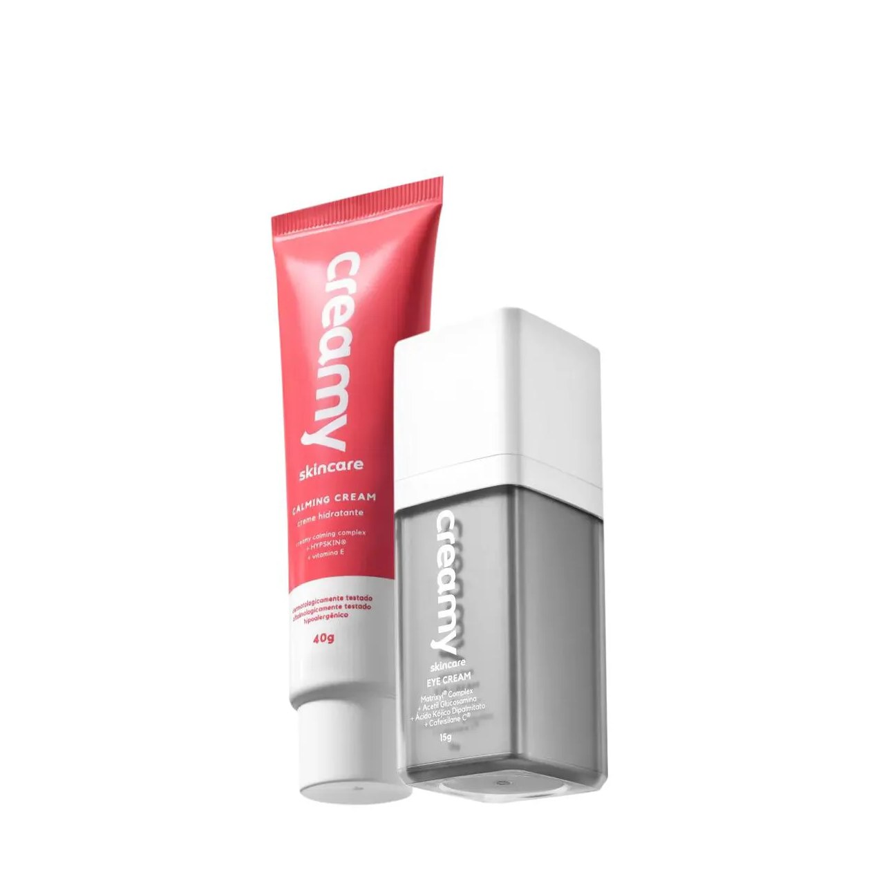 Kit Creamy Calming Cream Eye Cream Antirrugas (2 Produtos)