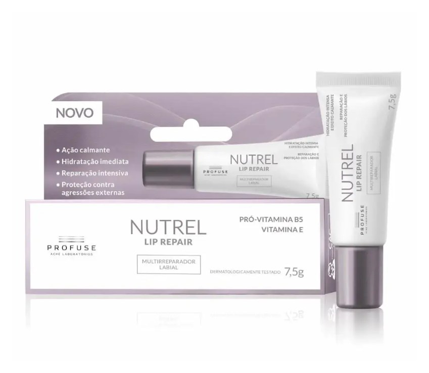 Reparador e Hidratante Labial Profuse Nutrel com 7,5g