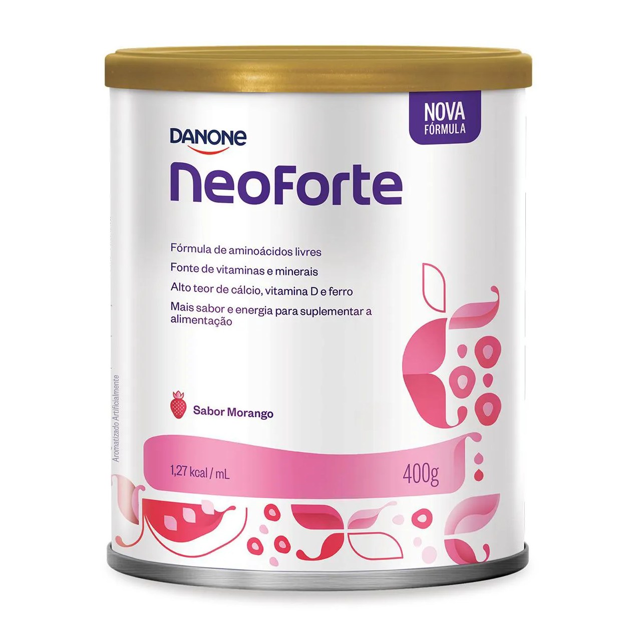 Fórmula Infantil Danone NeoForte Sabor Morango 400g