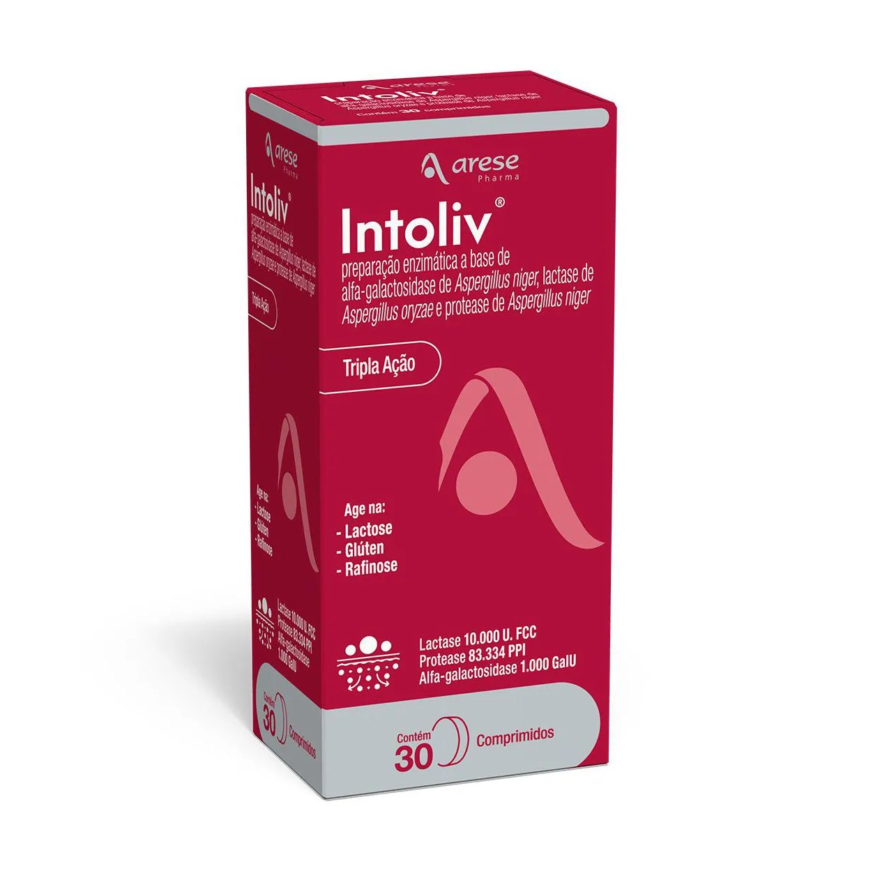 Intoliv Tripla Ação 30 comprimidos