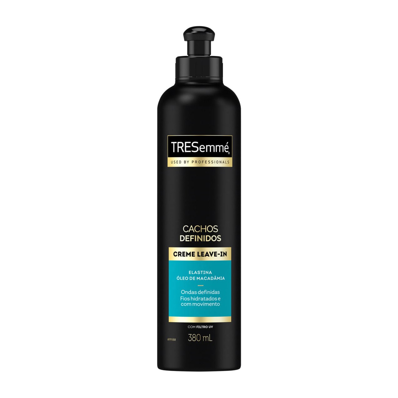 Leave-In Tresemmé Cachos Definidos Elastina E Óleo De Macadâmia Com Filtro Uv Frasco 380ml