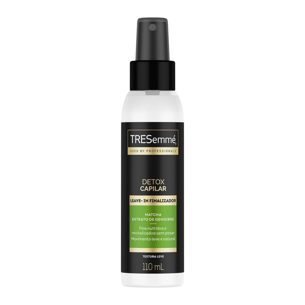 Leave-in Finalizador TRESemmé Detox Capilar Matcha e Gengibre 110ml