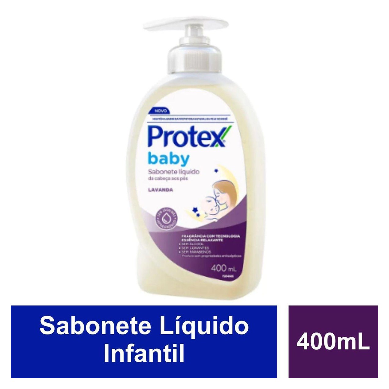 Sabonete Líquido Infantil Protex Baby Lavanda 400ml