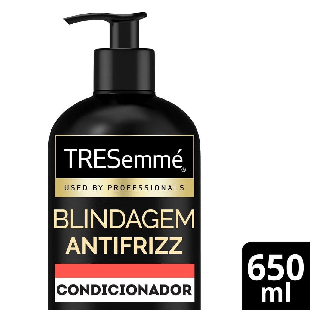 Condicionador TRESemmé Blindagem Antifrizz Queratina e Ácido Hialurônico 650ml