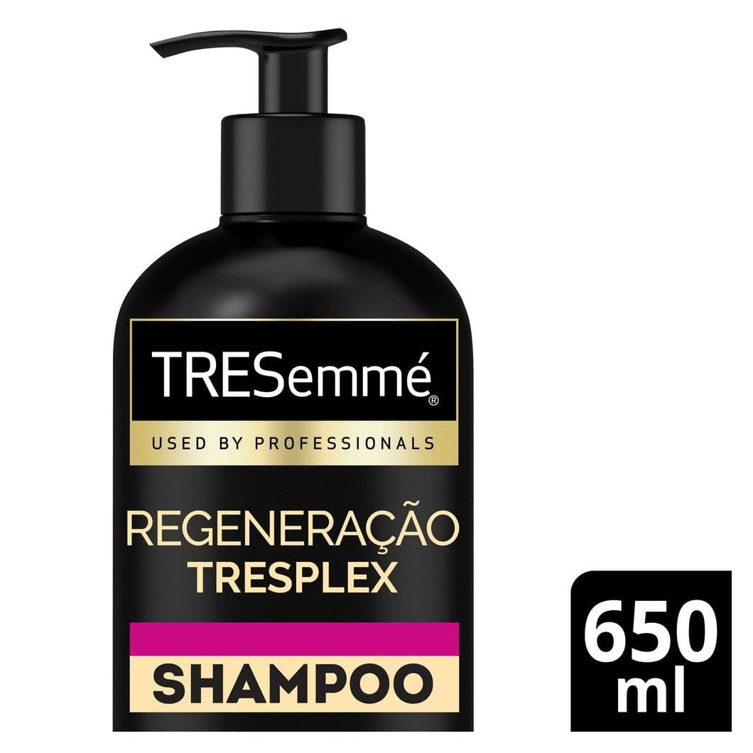 Shampoo TRESemmé TRESplex Regeneração Queratina e Gluconolactona 650ml