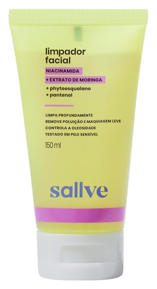 Gel de Limpeza Facial Sallve com Niacinamida 150ml