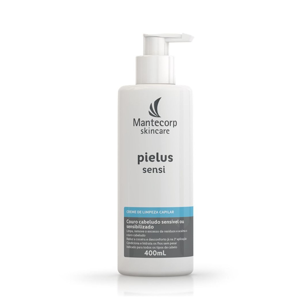 Creme de Limpeza Capilar Pielus Sensi Limpeza Suave 400ml
