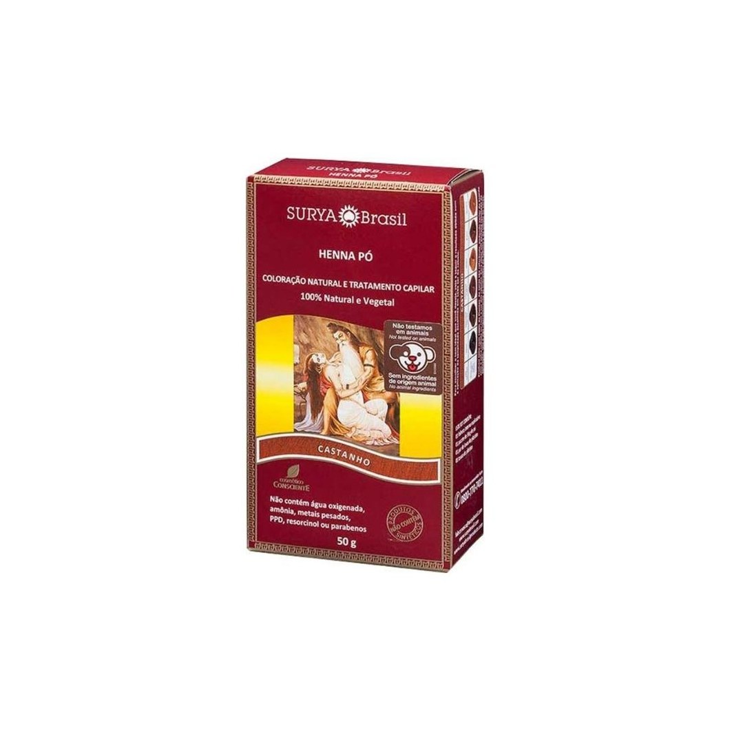 Tint natural henna po Castanho sury