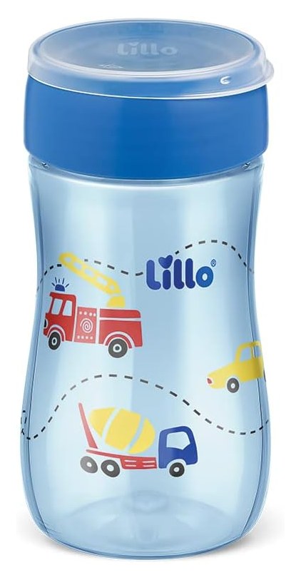Copo de Transição Lillo Super Evolution 360º +8 meses Antivazamento Azul 300ml 1 Unidades