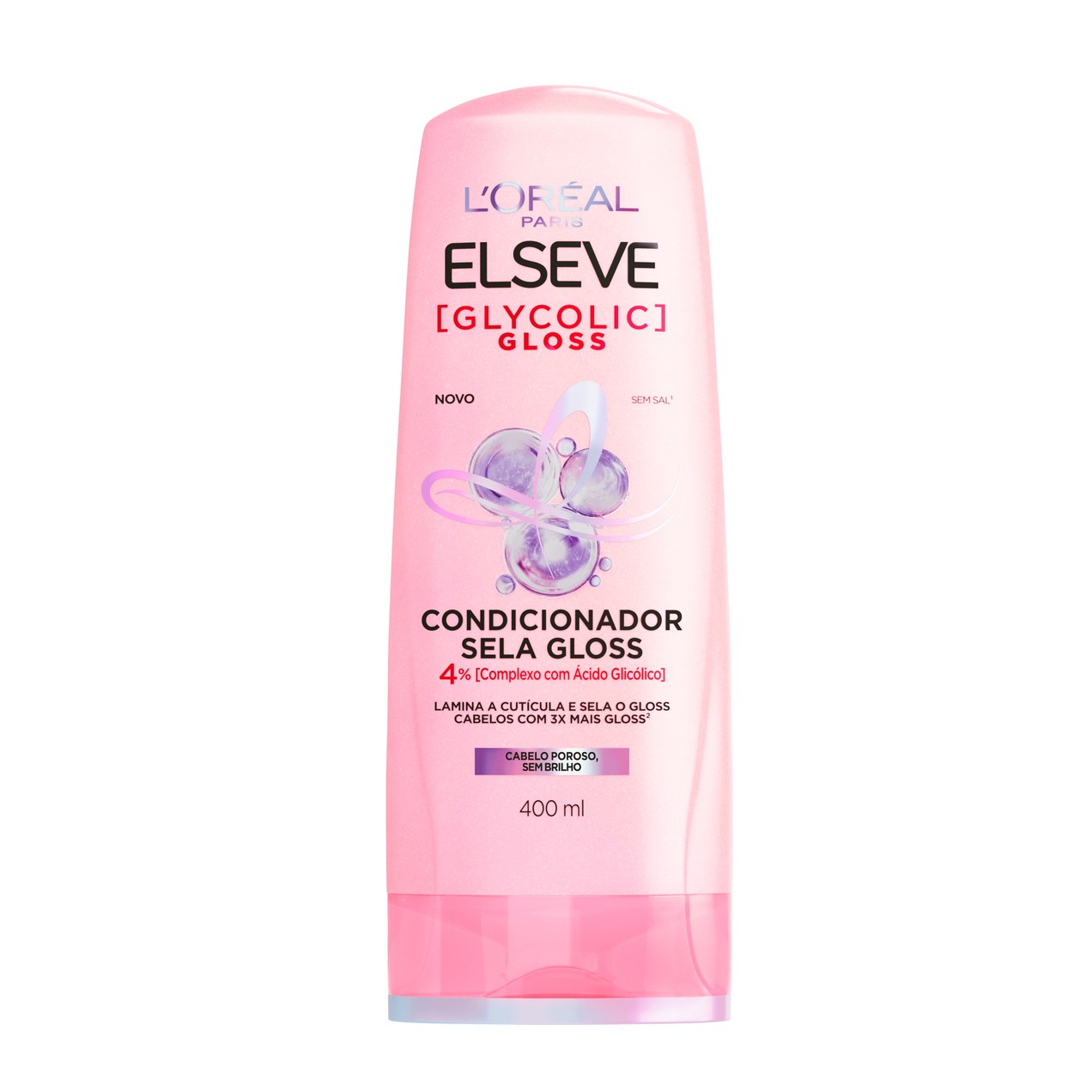 Condicionador Elseve Glycolic Gloss Sela Gloss 400ml