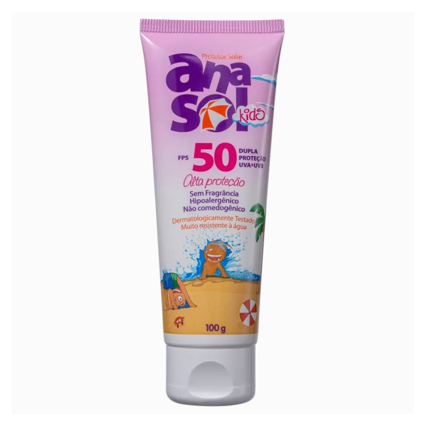 Protetor Solar Kids FPS 50 100g - Anasol '