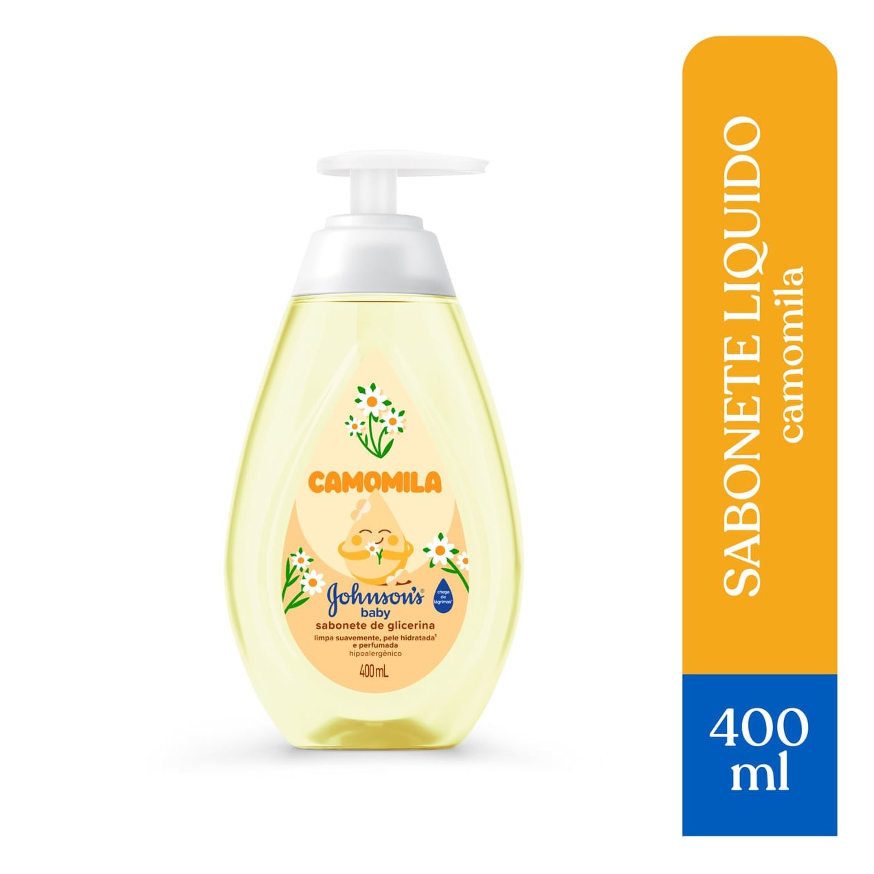 Sabonete Líquido Infantil Johnson's Baby Glicerina Camomila 400ml