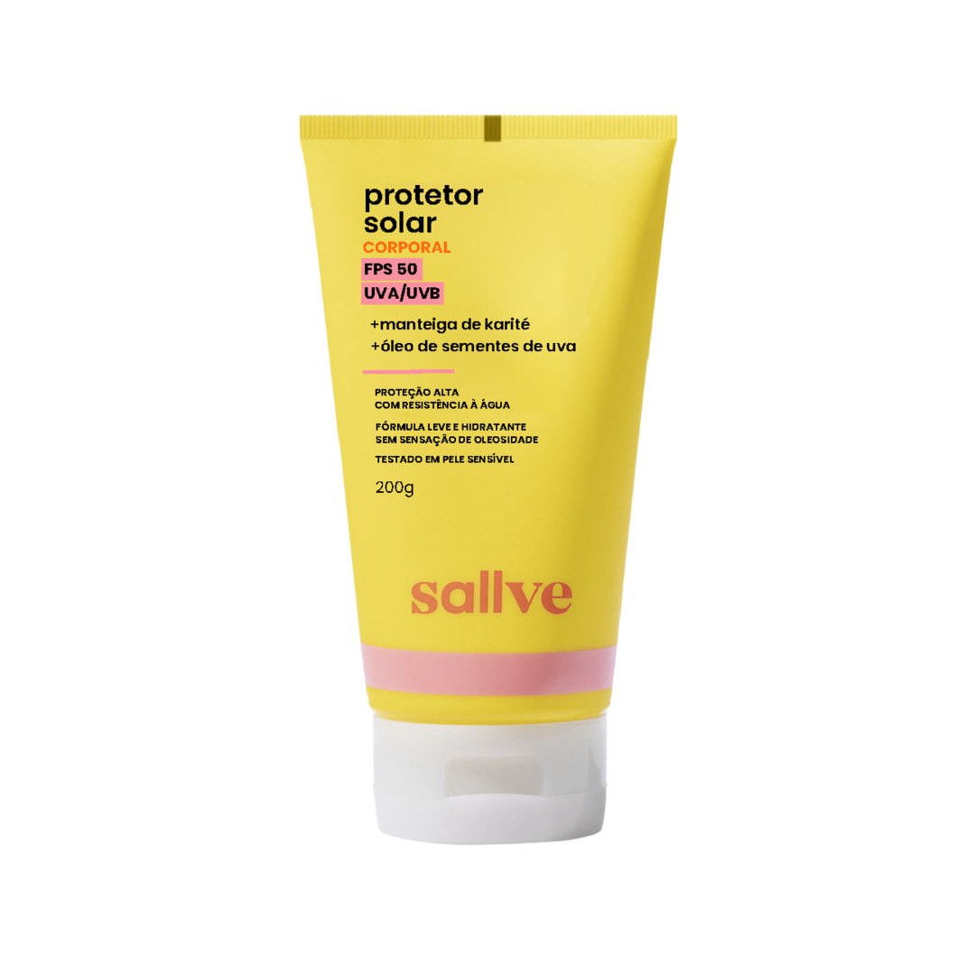 Protetor Solar Sallve FPS50 200g
