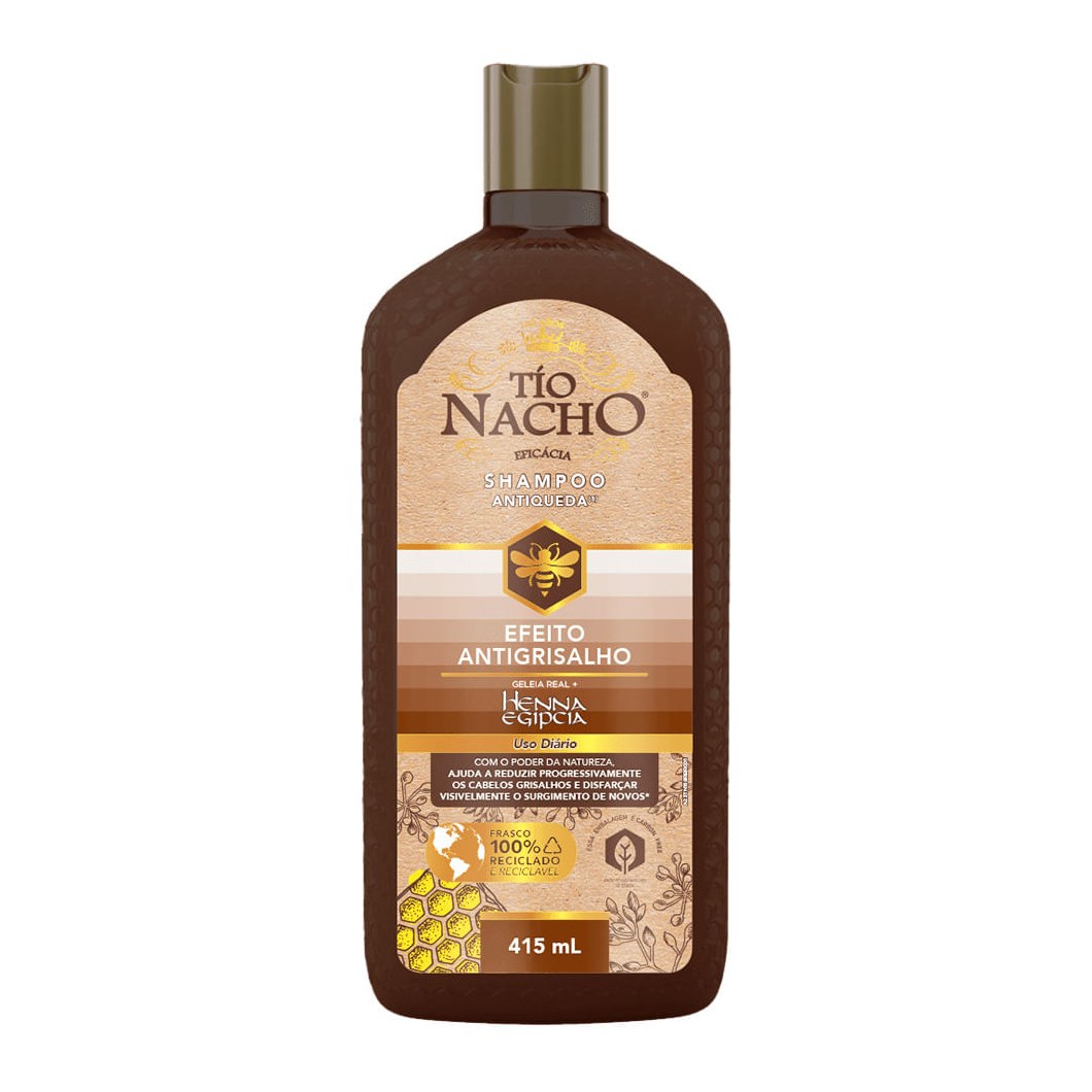 Shampoo Tío Nacho Antigrisalho Antiqueda 415ml