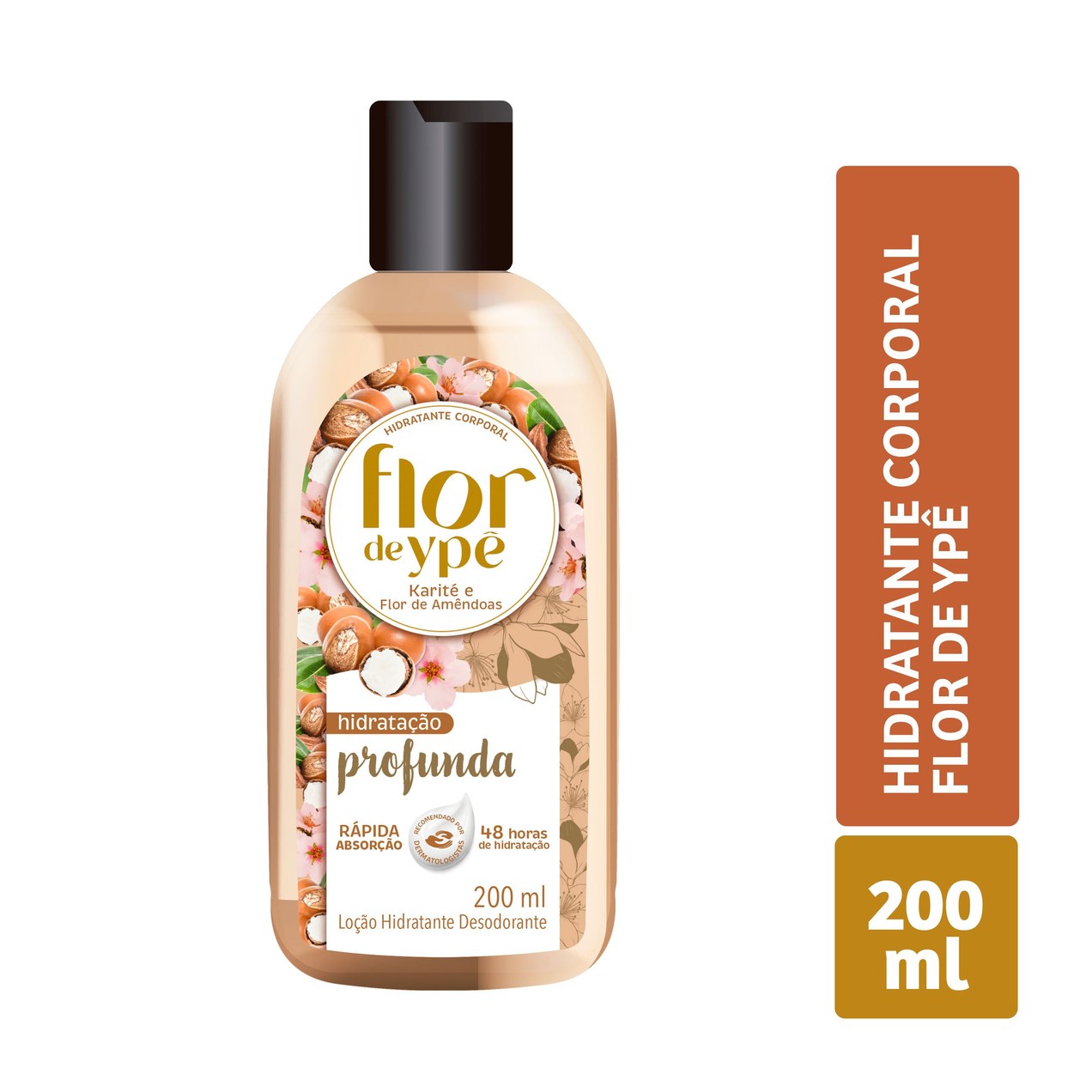Hidratante Corporal Flor de Ypê Karité e Flor de Amêndoas 200ml