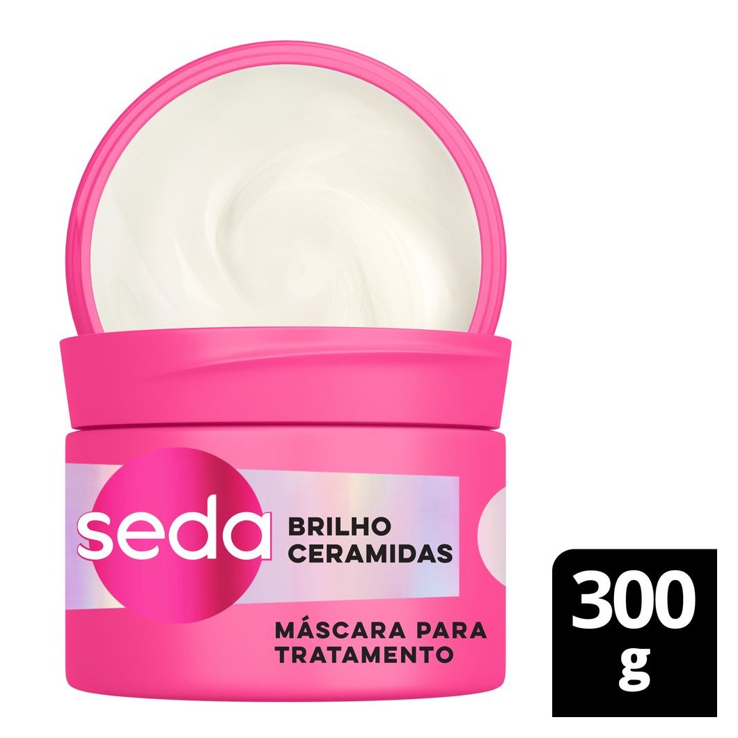 Máscara Capilar Seda Brilho Ceramidas 300g
