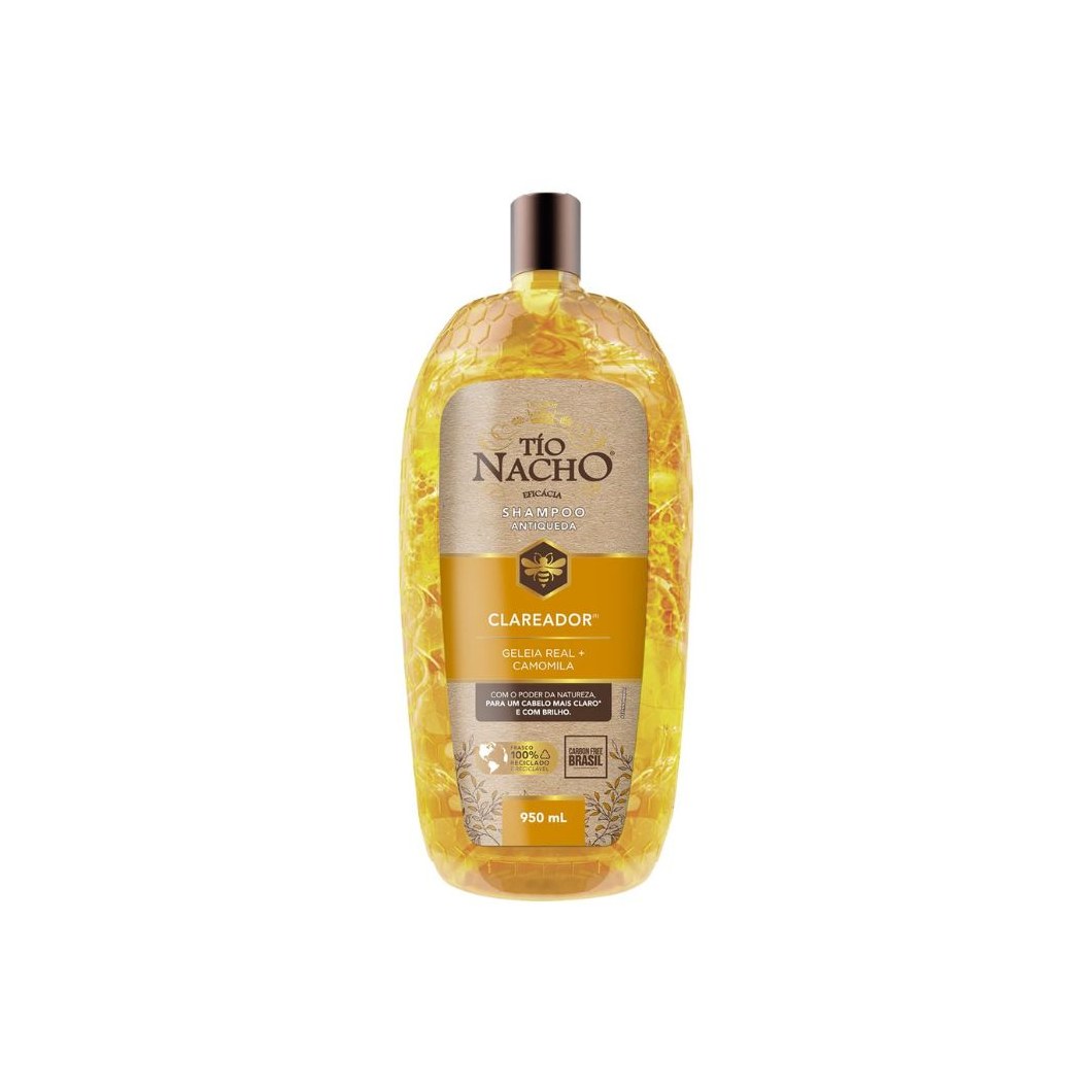 Shampoo Tío Nacho Clareador Antiqueda 950ml