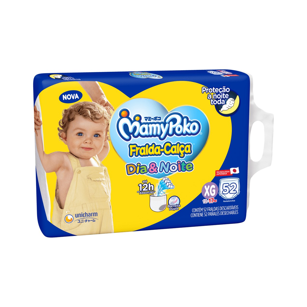 Fralda-Calça MamyPoko Dia & Noite XG 52 Unidades