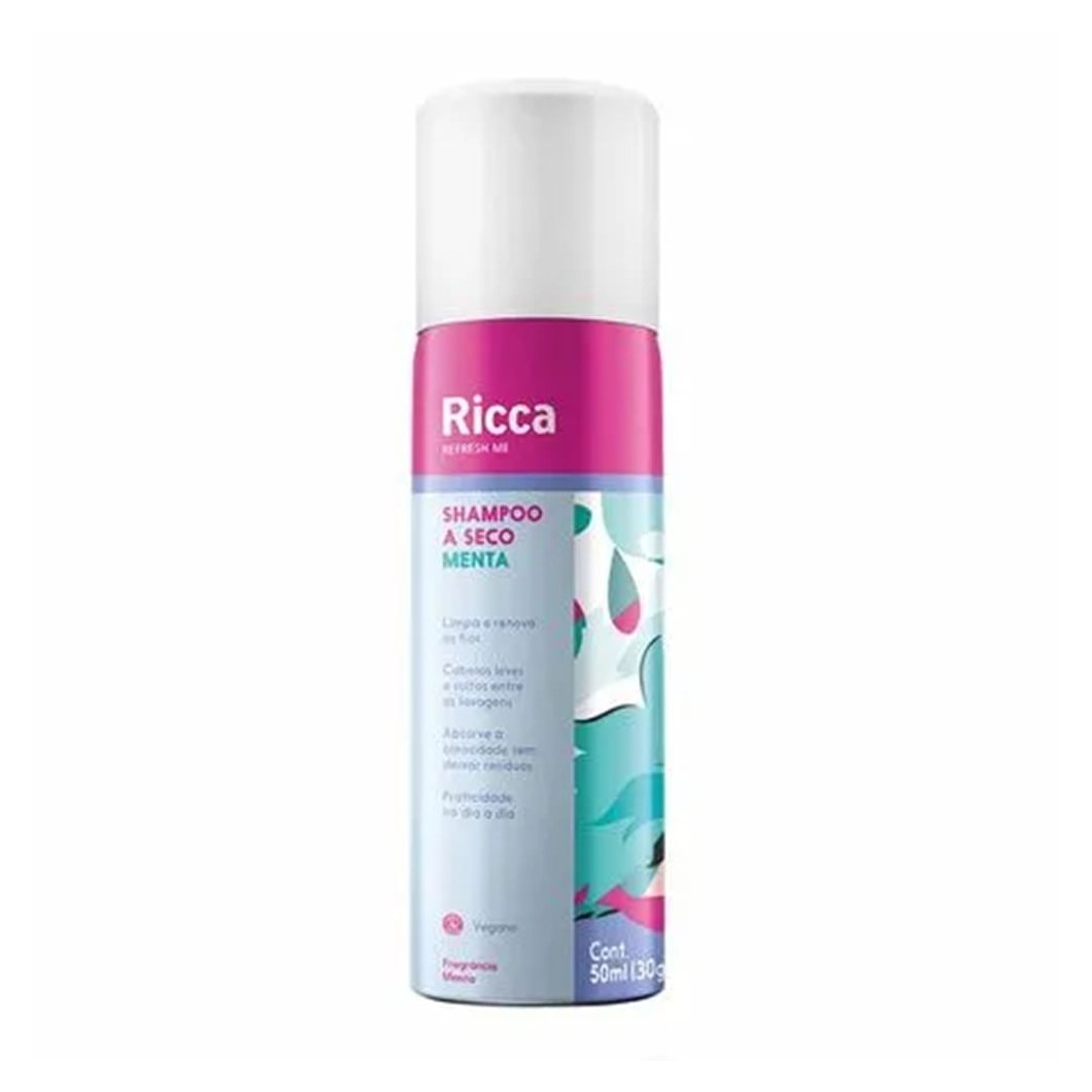 Shampoo Ricca A Seco Menta 50ml