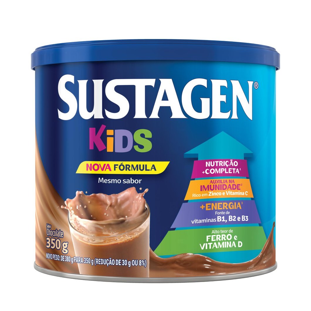 Complemento Alimentar Infantil Sustagen Kids Sabor Chocolate 350g