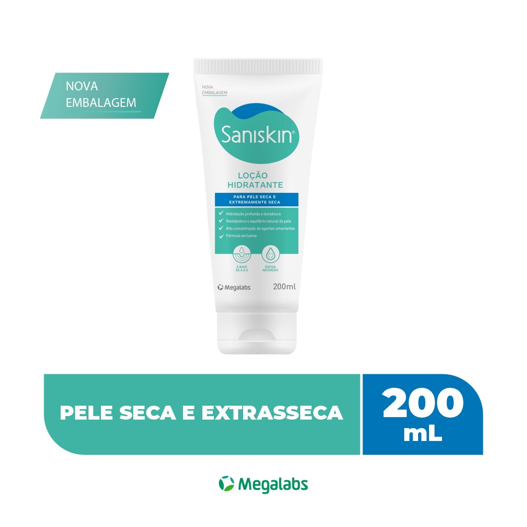 Loção Corporal Saniskin Hidratante 200ml