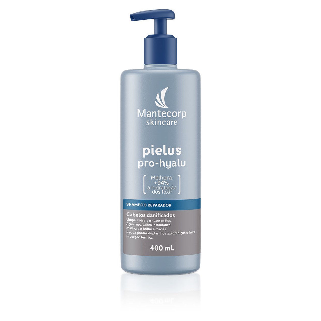 Shampoo Reparador Mantecorp Skincare Pielus Pro-Hyalu 400ml