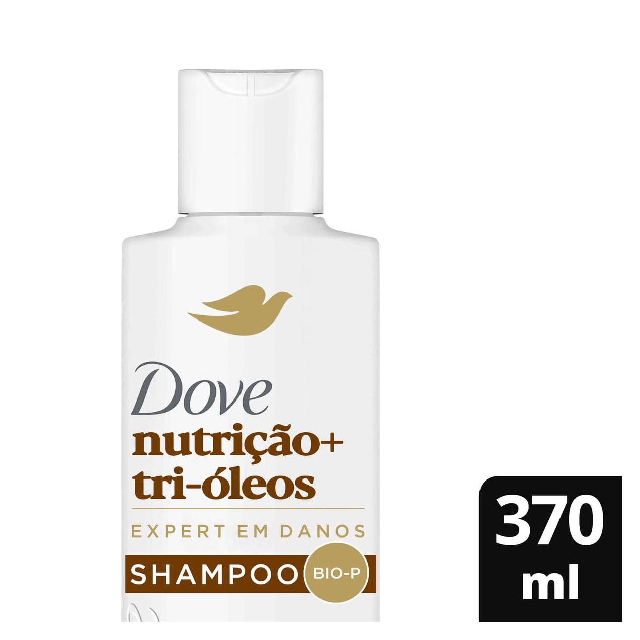 Shampoo Dove Nutrição + Tri-Óleos 370ml