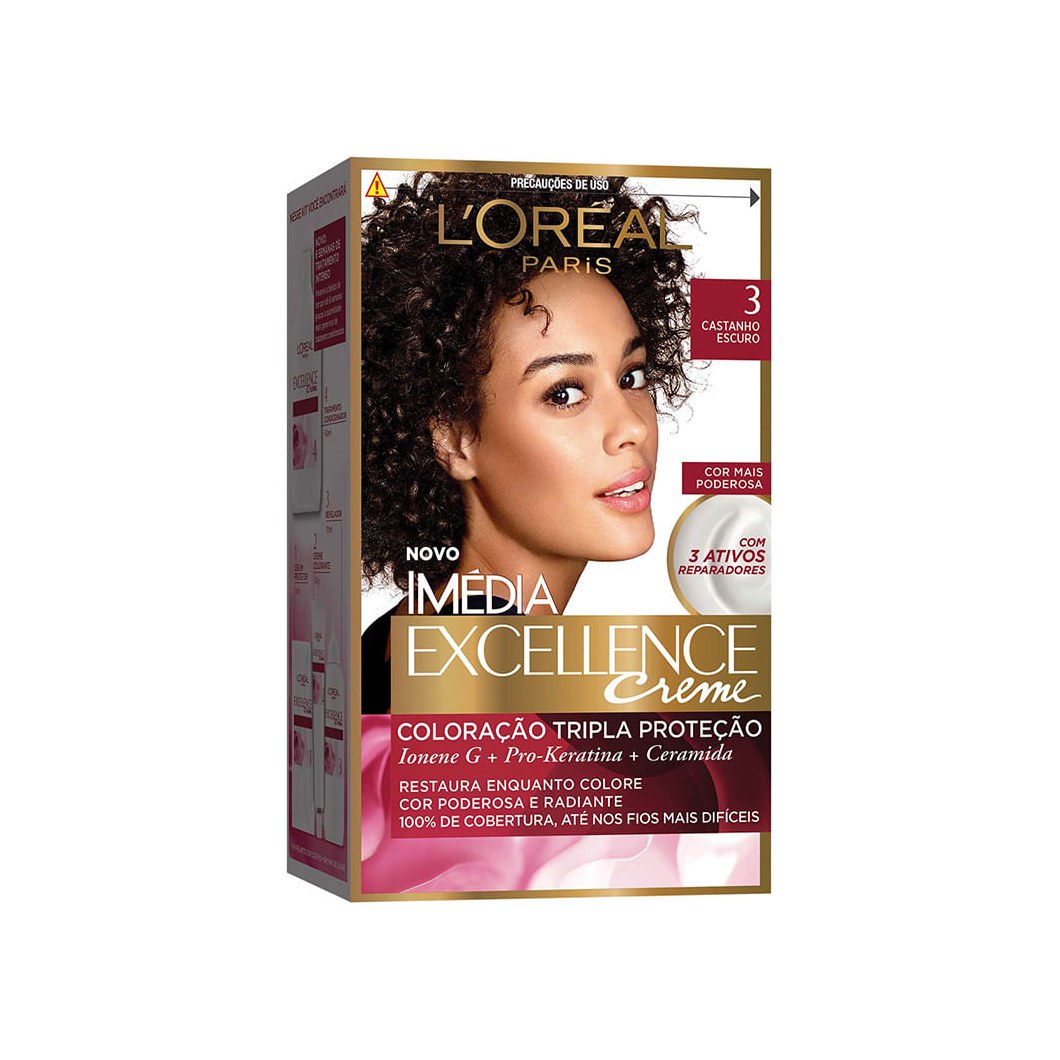 Tintura Imédia excellence Castanho escuro 3