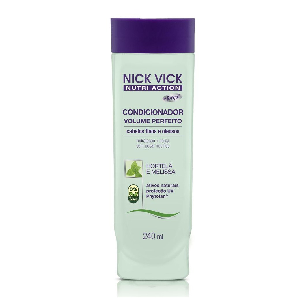 Condicionador Volume Perfeito Nick Vick Nutri Action - 240ml