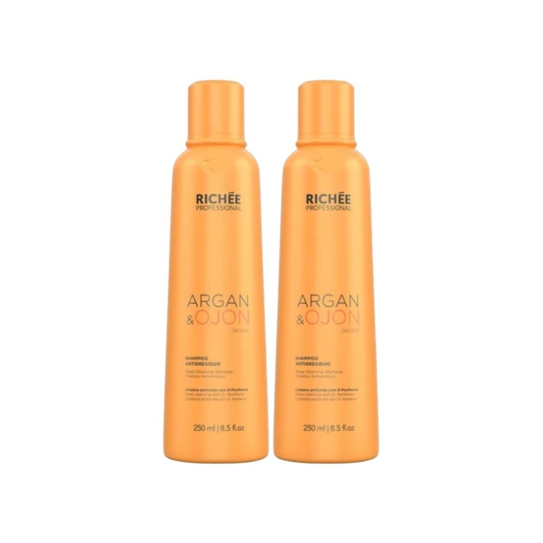 Richée Professional Argan e Ojon - Kit 2 Shampoo 250ml