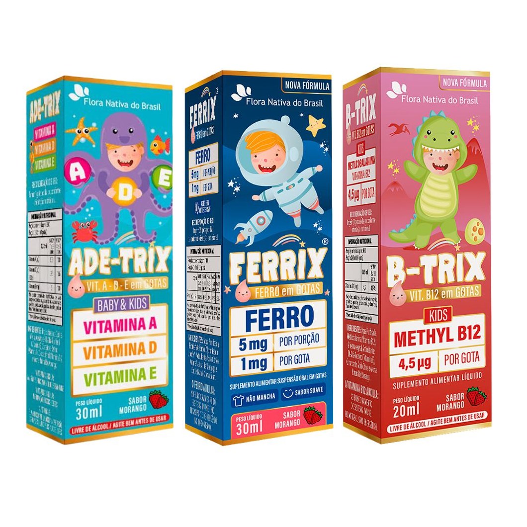 ADE-Trix + Ferrix + B-Trix UVA - Flora Nativa