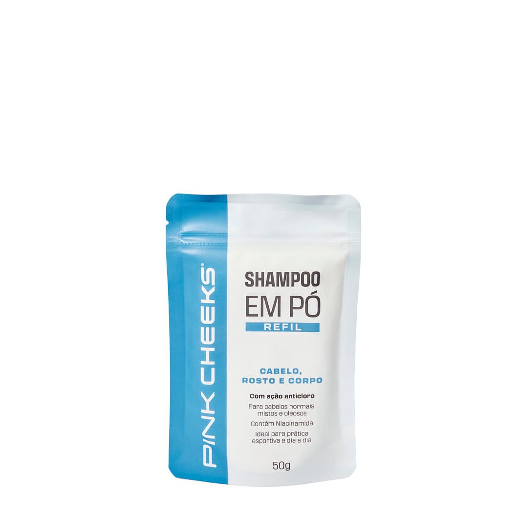 Shampoo em Pó 50g Refil - Pink Cheeks