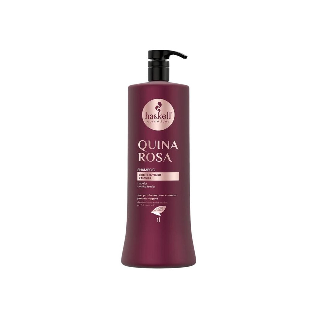 Haskell - Shampoo Quina Rosa Fortificação dos Fios 1000ml