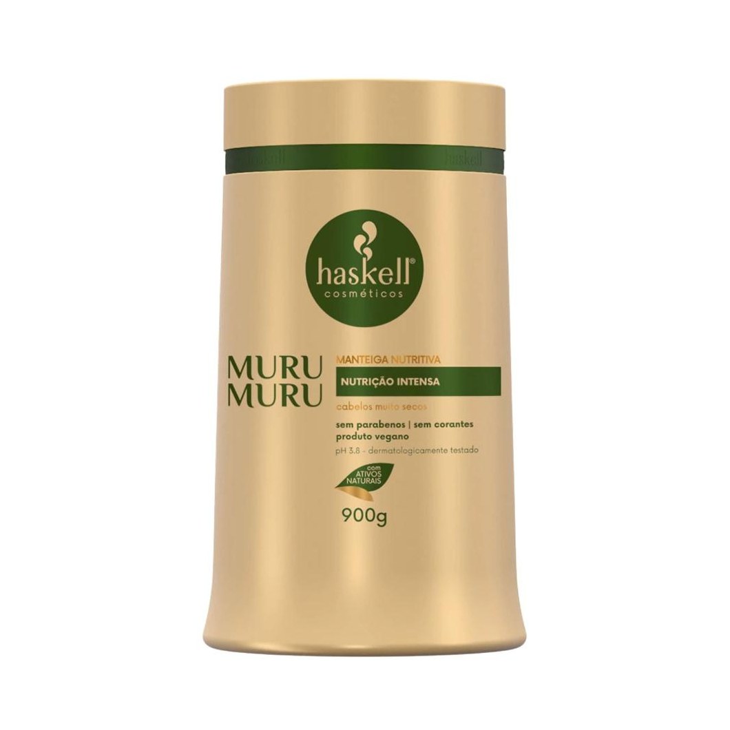Mascara Capilar Haskell Muru Muru Manteiga Nutritiva 900 g