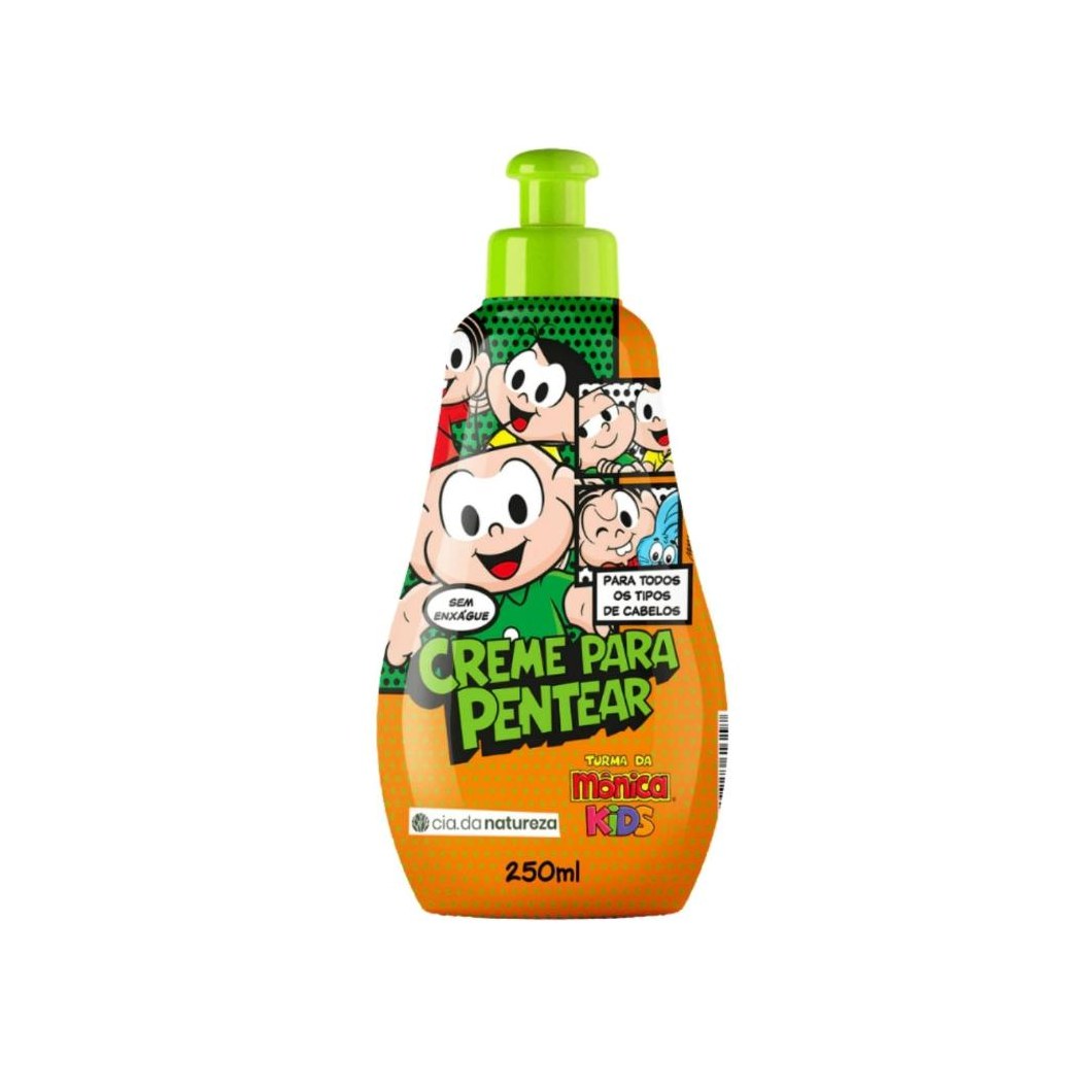 Cia da Natureza - Turma da Mônica Creme para Pentear Todos os Tipos de Cabelos - 250ml