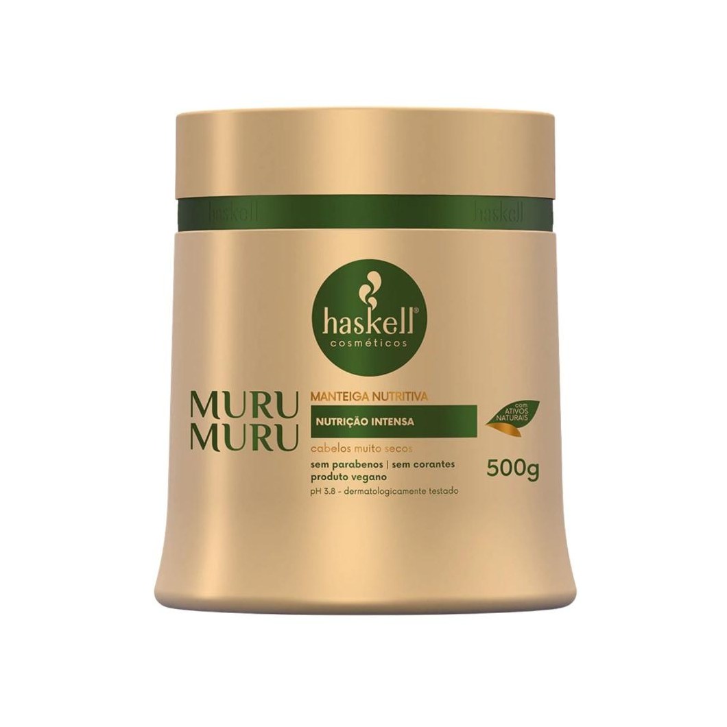 Haskell - Muru Muru Manteiga Nutritiva - Máscara Capilar - 500g