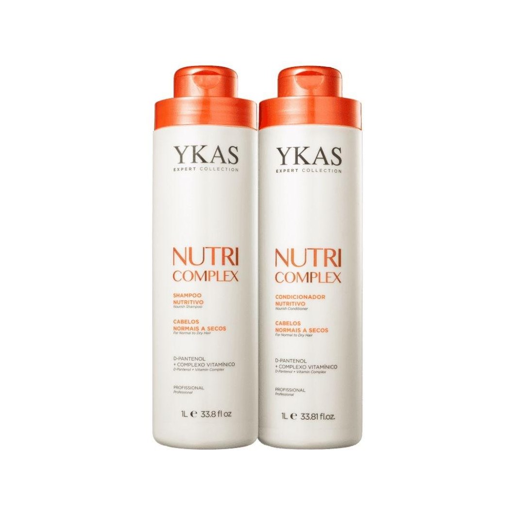Ykas - Nutri Complex Shampoo + Condicionador - Kit Capilar - 2x1L